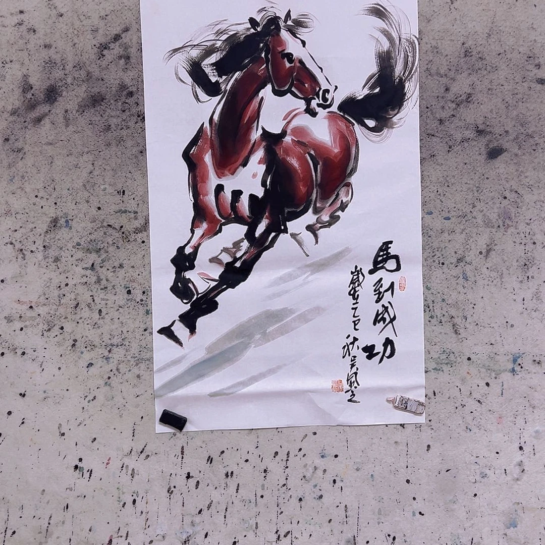 厚***！国画三尺100x50cmcm