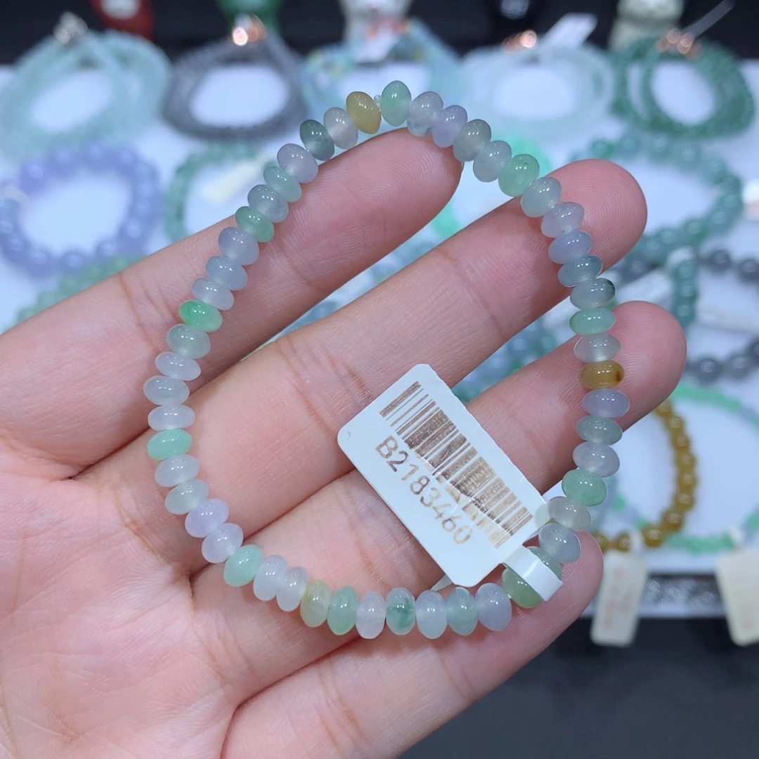 未镶嵌手串翡翠天然