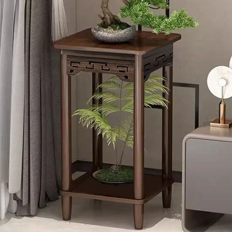 佛山【30天热销1324件】实木花架子盆栽室内落地式客厅小阳台托架