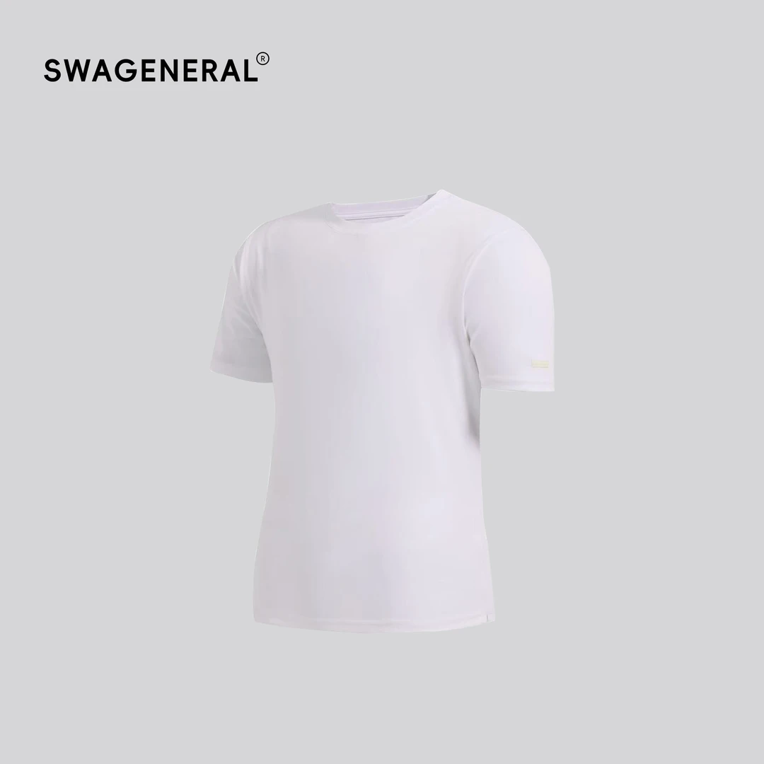 SWAGENERAL精英系列纯色圆领内搭外穿男士短袖T恤纯棉休闲