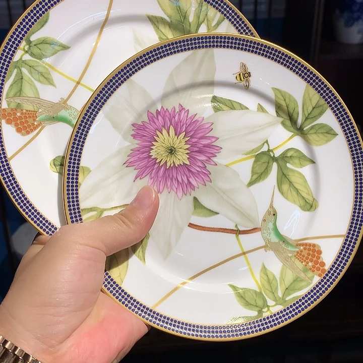 瓷片两个餐盘餐盘