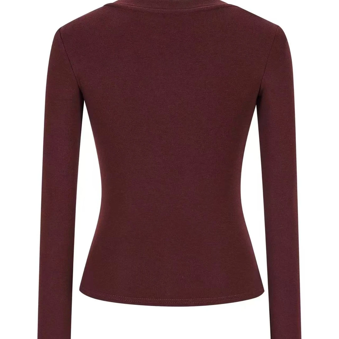 P*长袖气质T恤-C030