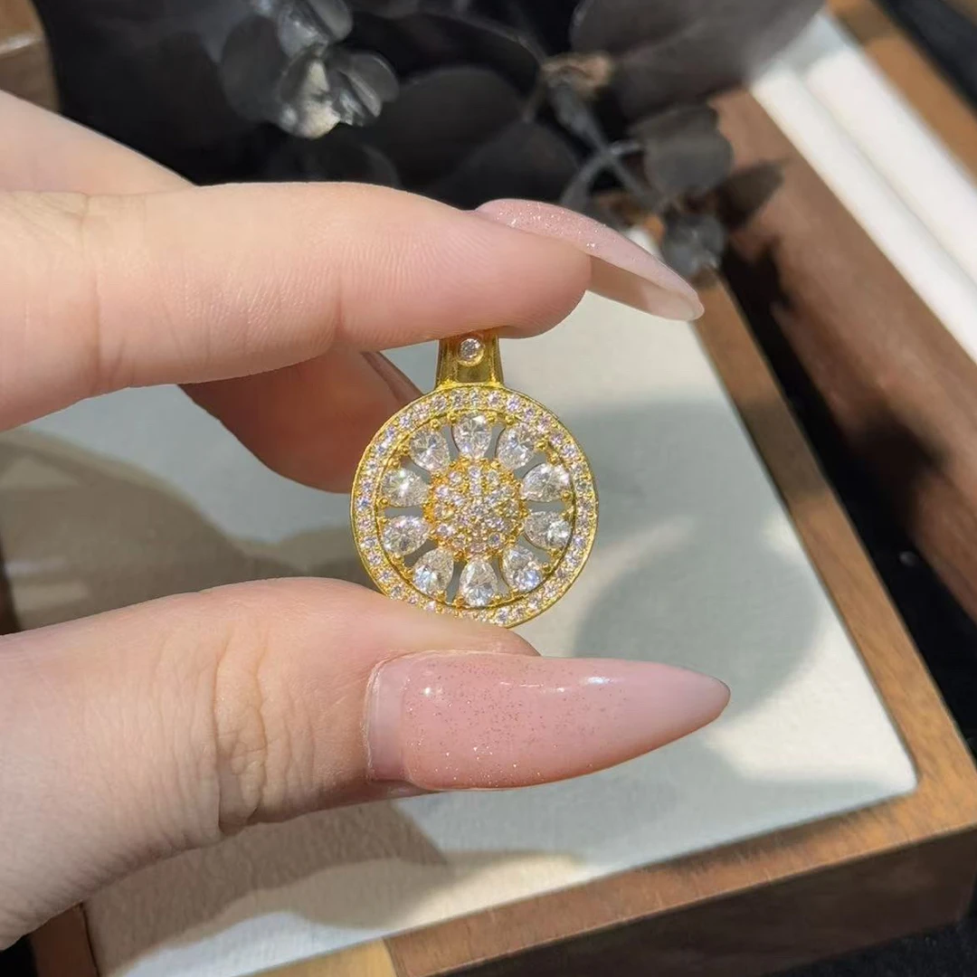 足金999 黄金5G工艺  吊坠