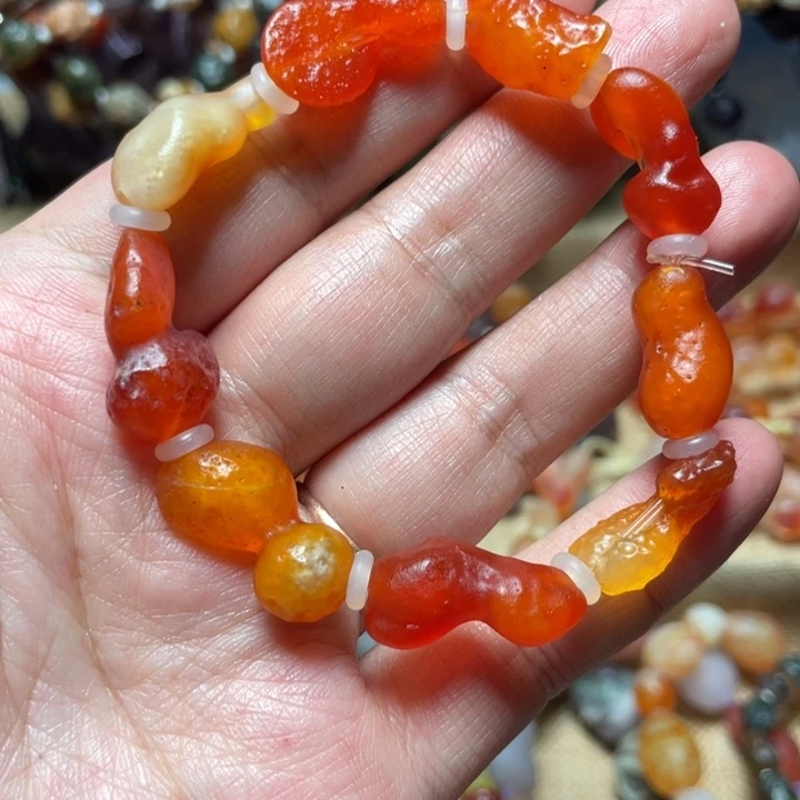 玛瑙/玉髓未镶嵌手链
