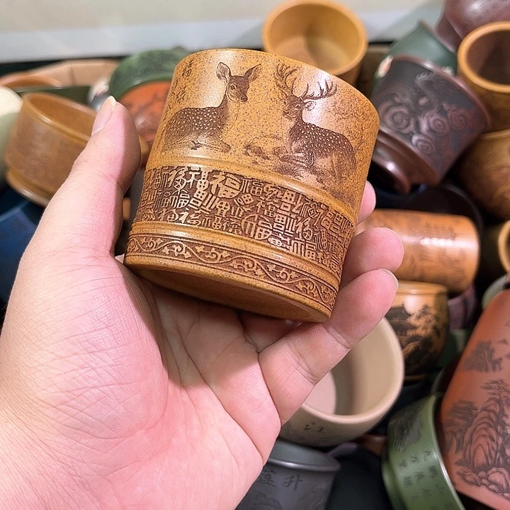 茶杯紫砂全手工紫砂主人杯