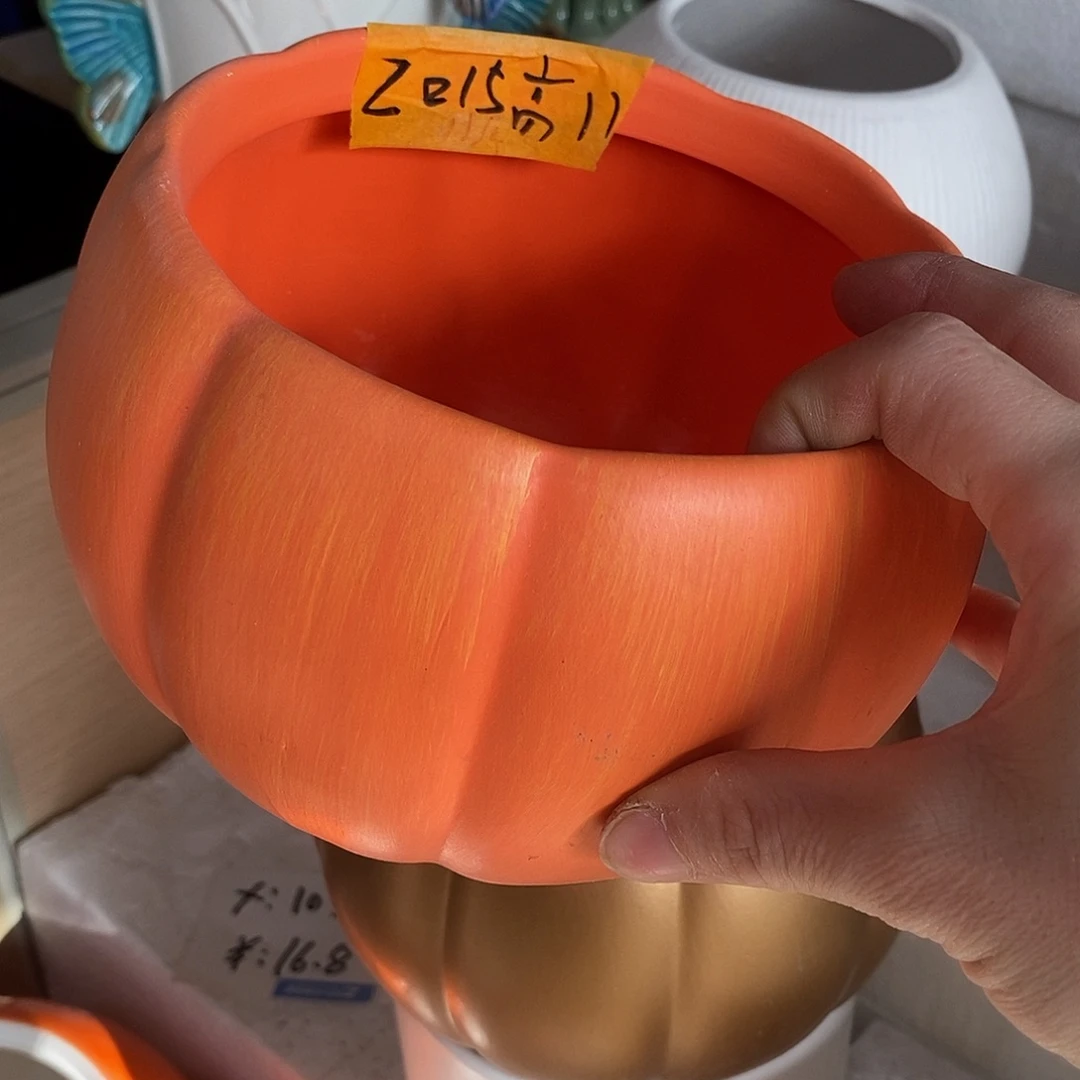 杯子陶陶盆有孔 瑕疵介意勿拍