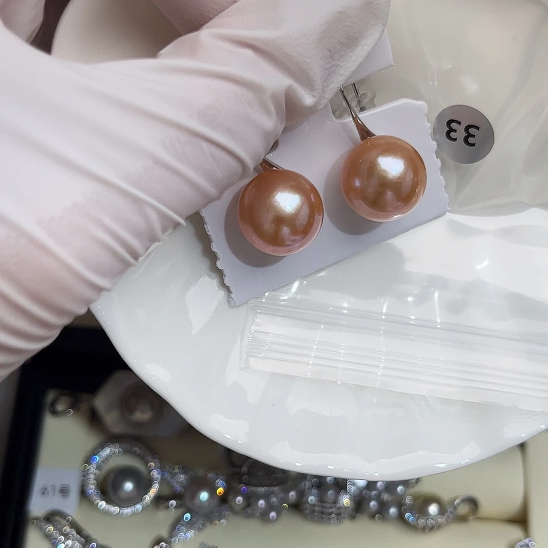 颈饰淡水珍珠银S925镶嵌