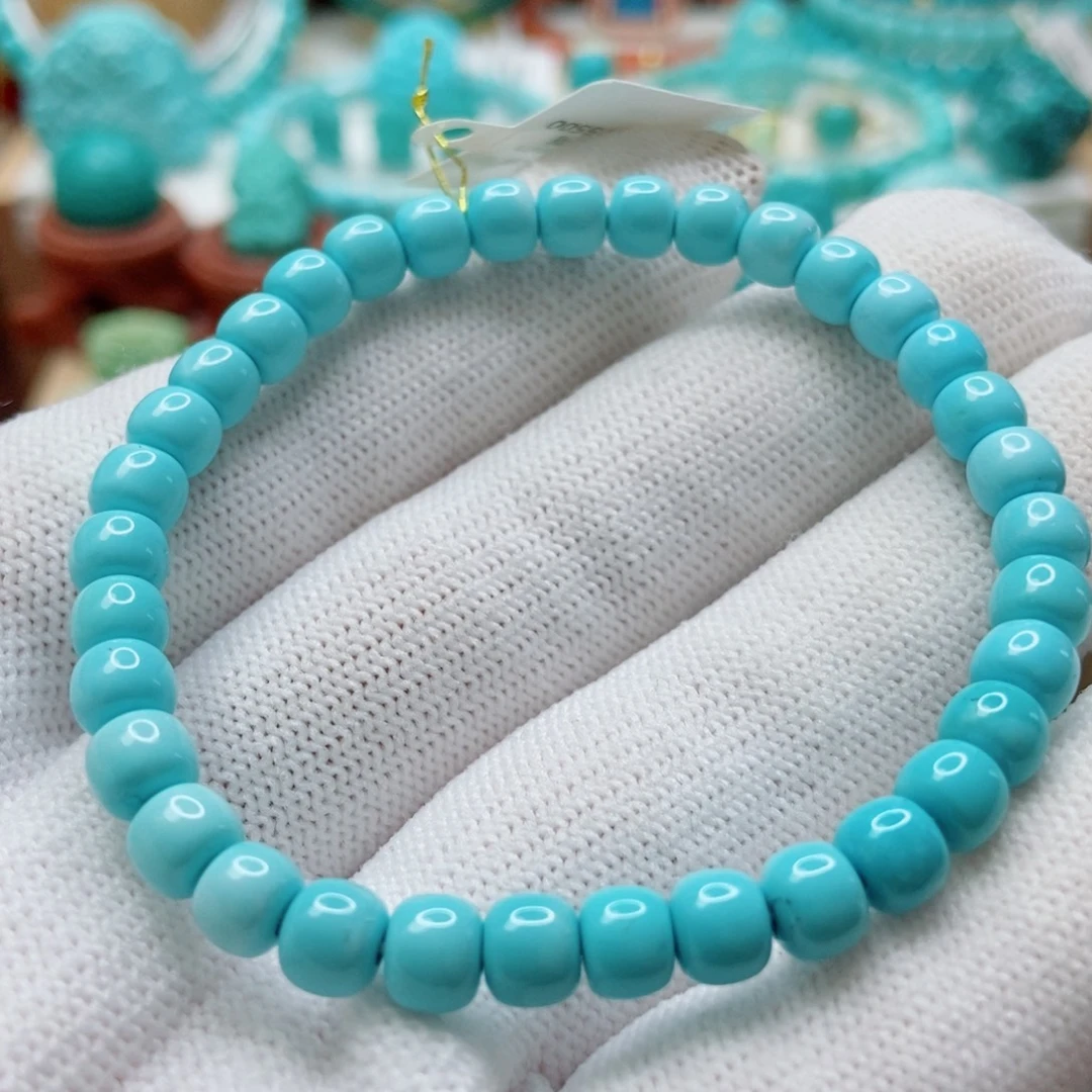 绿松石未镶嵌手串5.5mm