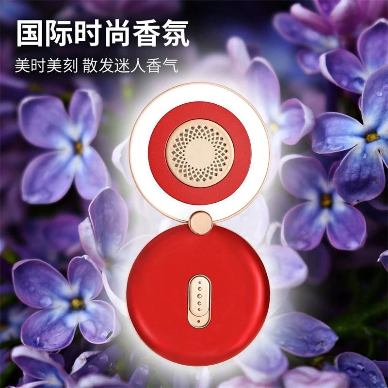 红光嫩肤化妆镜+LED灯+香薰片14365