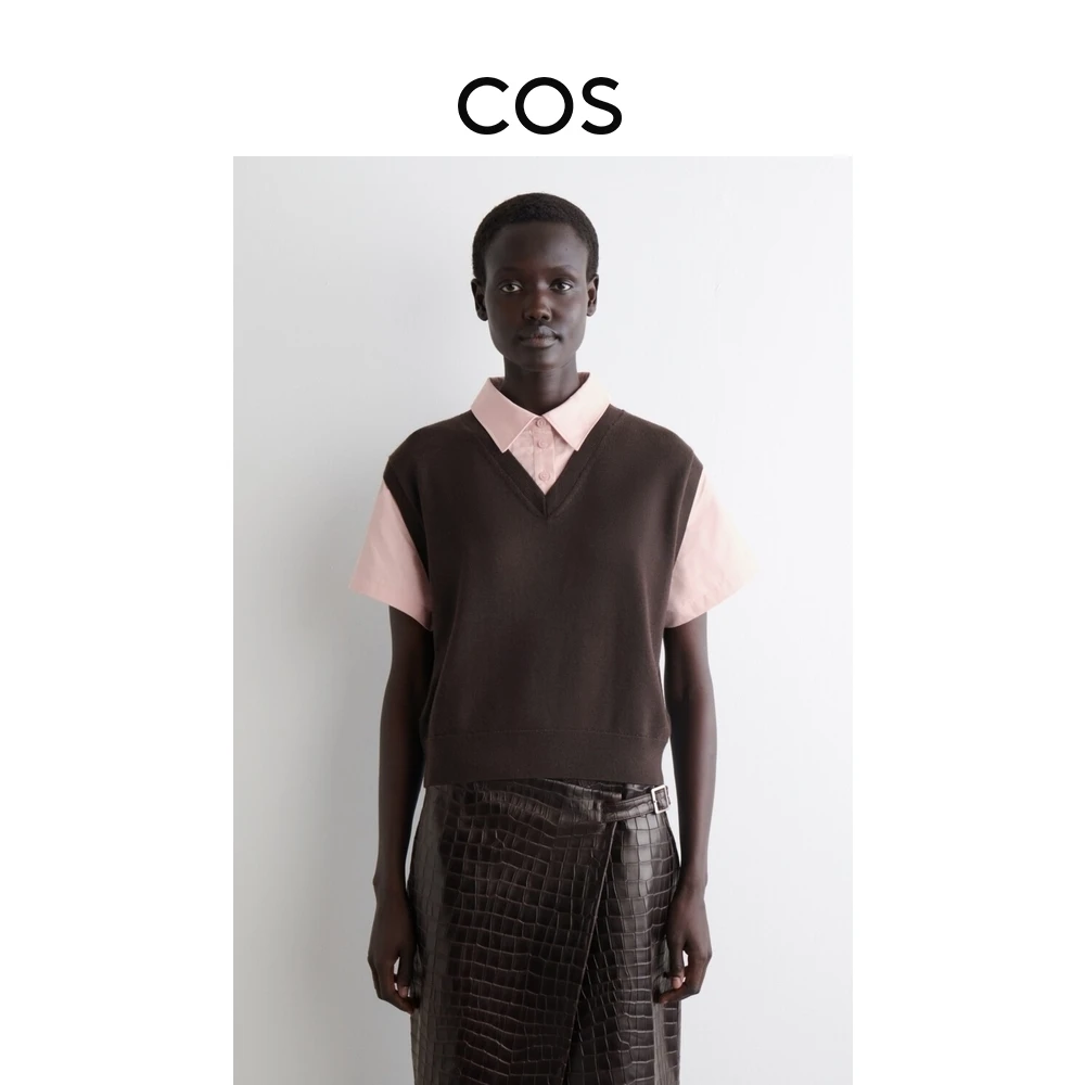 COS女装 标准版型衬衫背心2025秋季新品1304059002