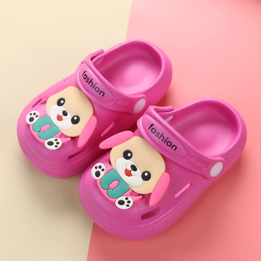 EVA卡通儿童凉拖鞋夏季轻软底室内宝宝男女童可爱洞洞鞋1-8岁鞋子