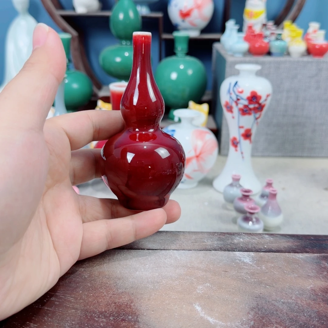 陶瓷手工小花器摆件