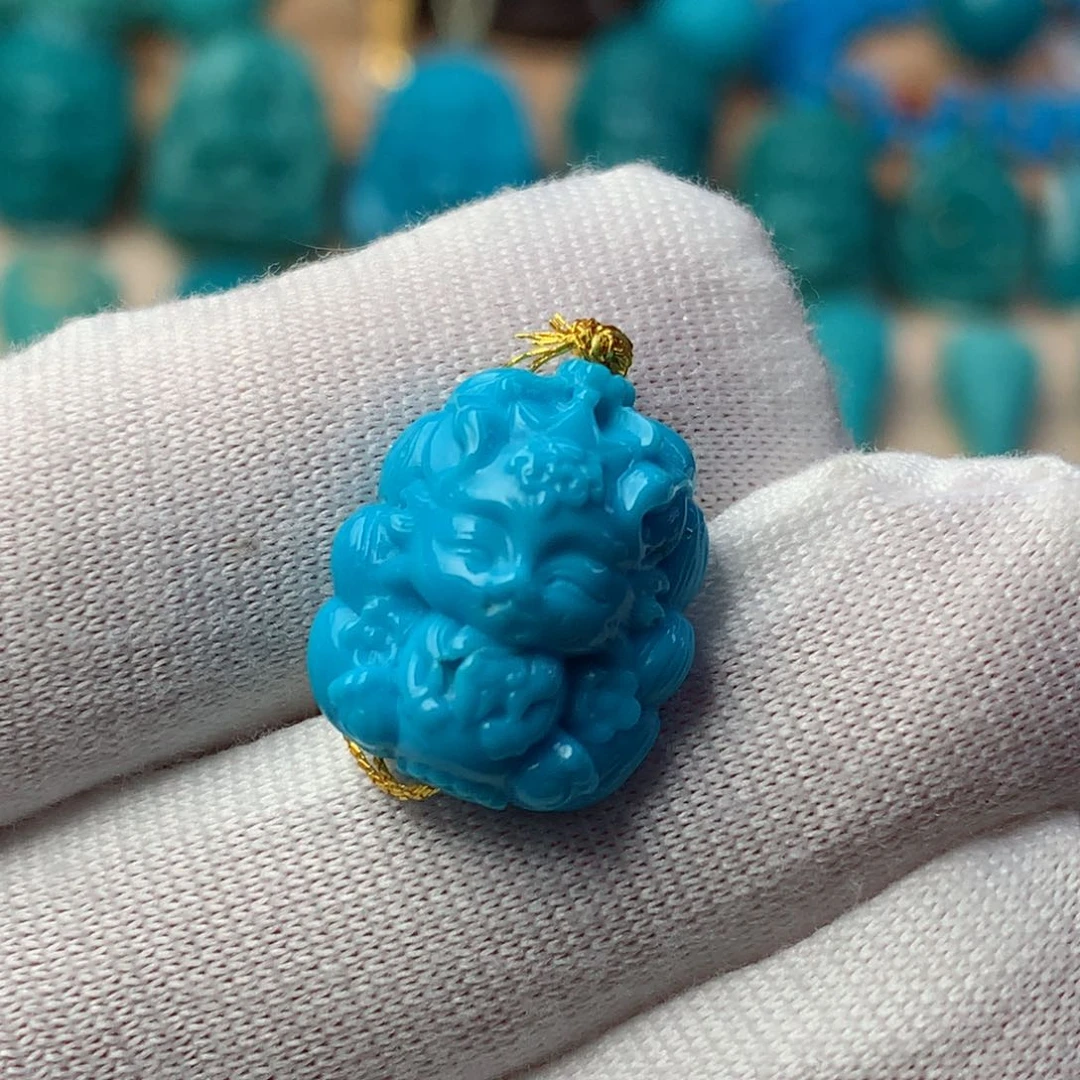 绿松石珠宝奇石未镶嵌