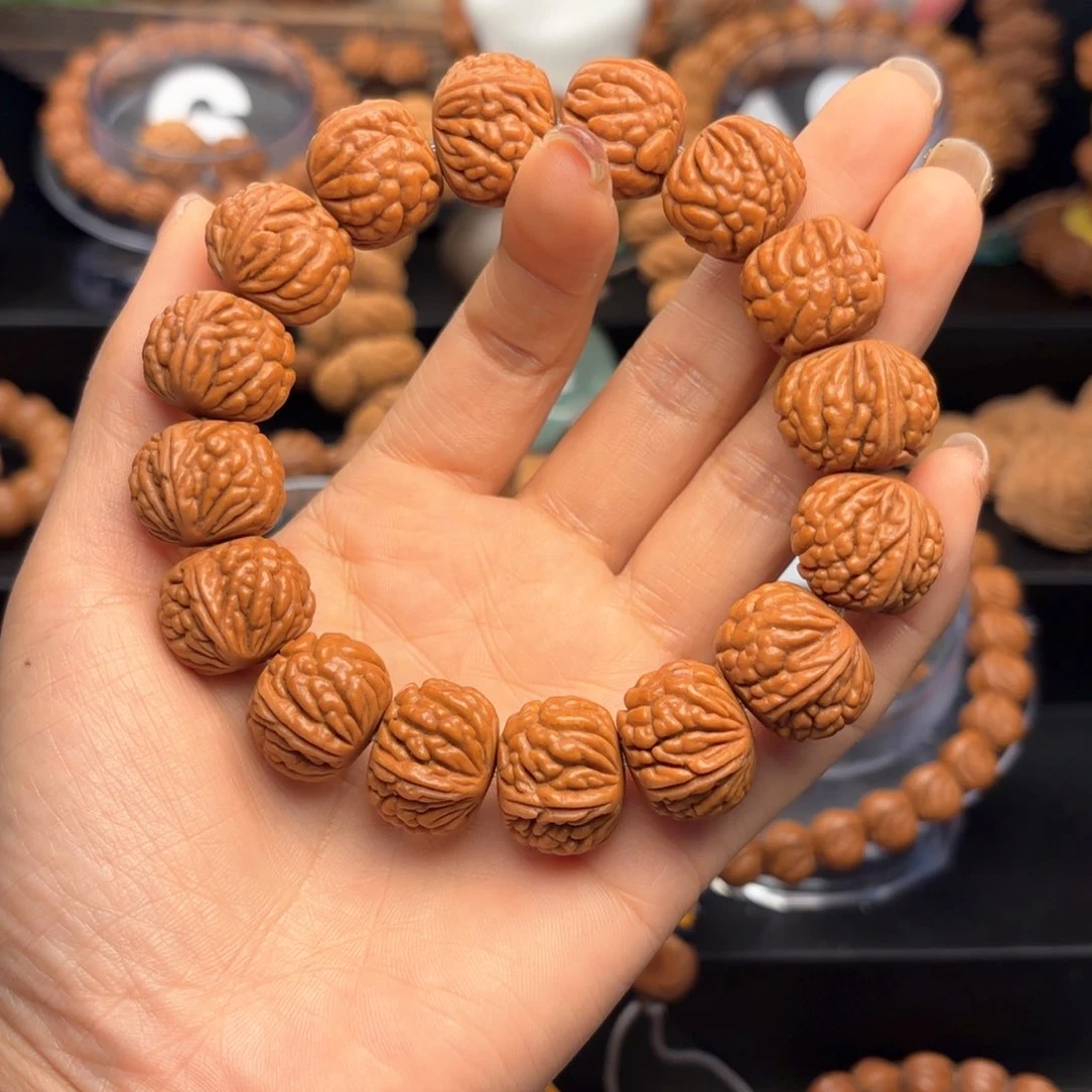 桃核吊坠野生荔枝纹1.9尺寸