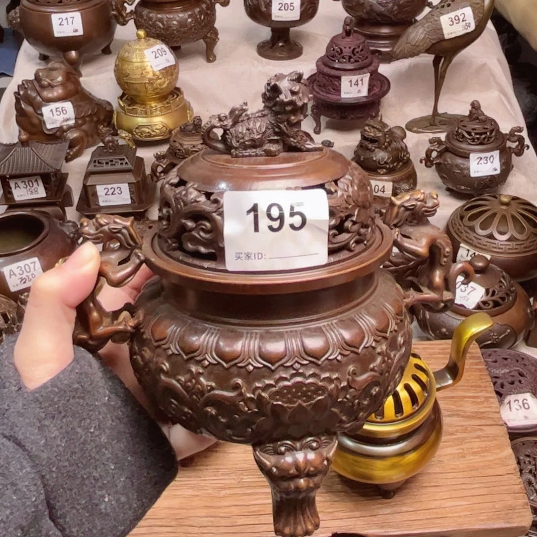 河*兽黄铜材质一物一拍888888