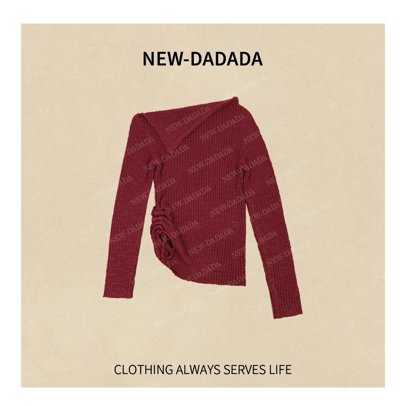 利达 NEW DADADA【暖光时序】时尚休闲修身气质上衣CPM859