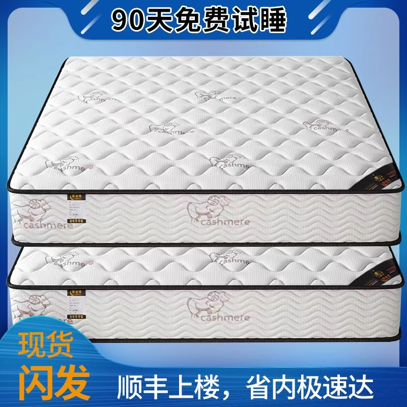 【佛山鸿界】席梦思床垫经济型20厚家用弹簧乳胶椰棕软硬两用