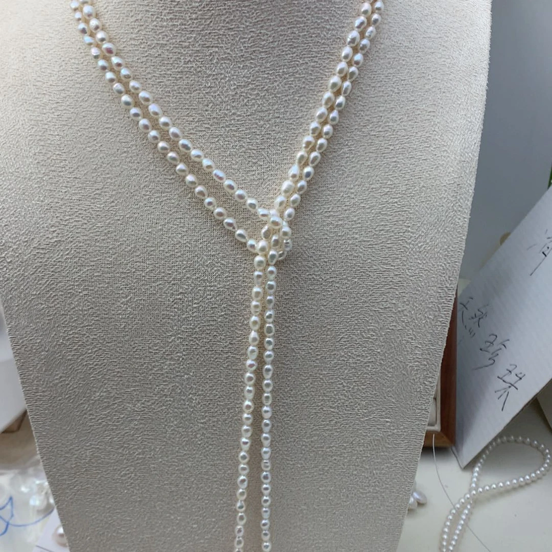 颈饰合金淡水珍珠