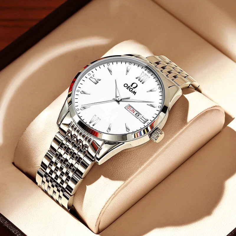 全新未使用/OEGM/钢琴家/单日历/表径42mm/全自动机芯腕表O330-C