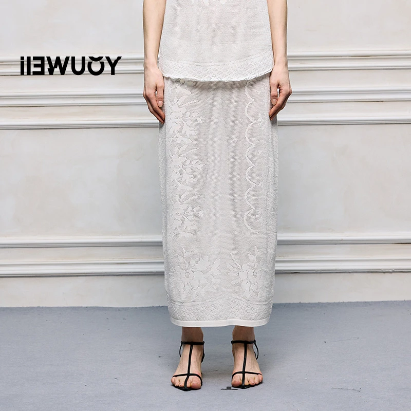 有尾有尾YOUWEI 蒸布系列钩针半裙（含衬裙）Y5825235/Y5825201