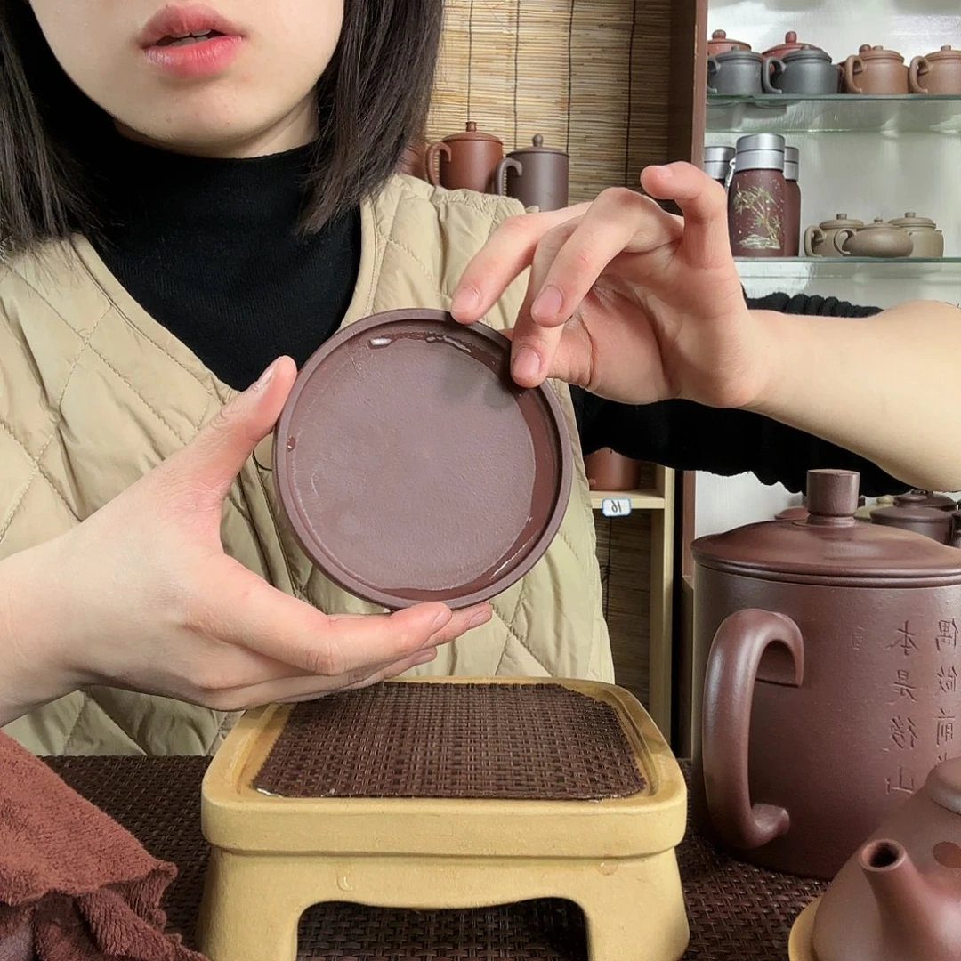 紫砂茶杯老*盘子中槽清