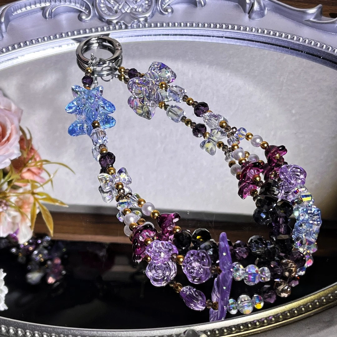 奢华高级感百搭包包配饰手机挂链创意女款手工