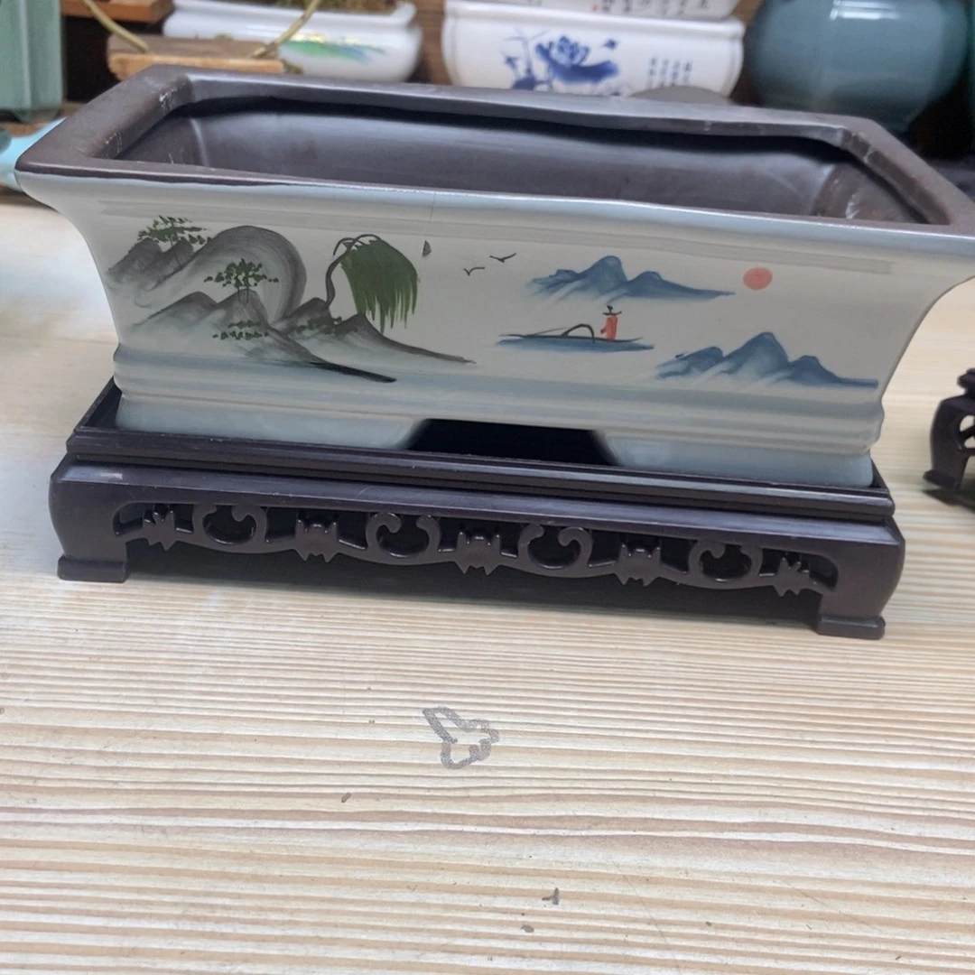 瓷片陶瓷花盆陶瓷艺术