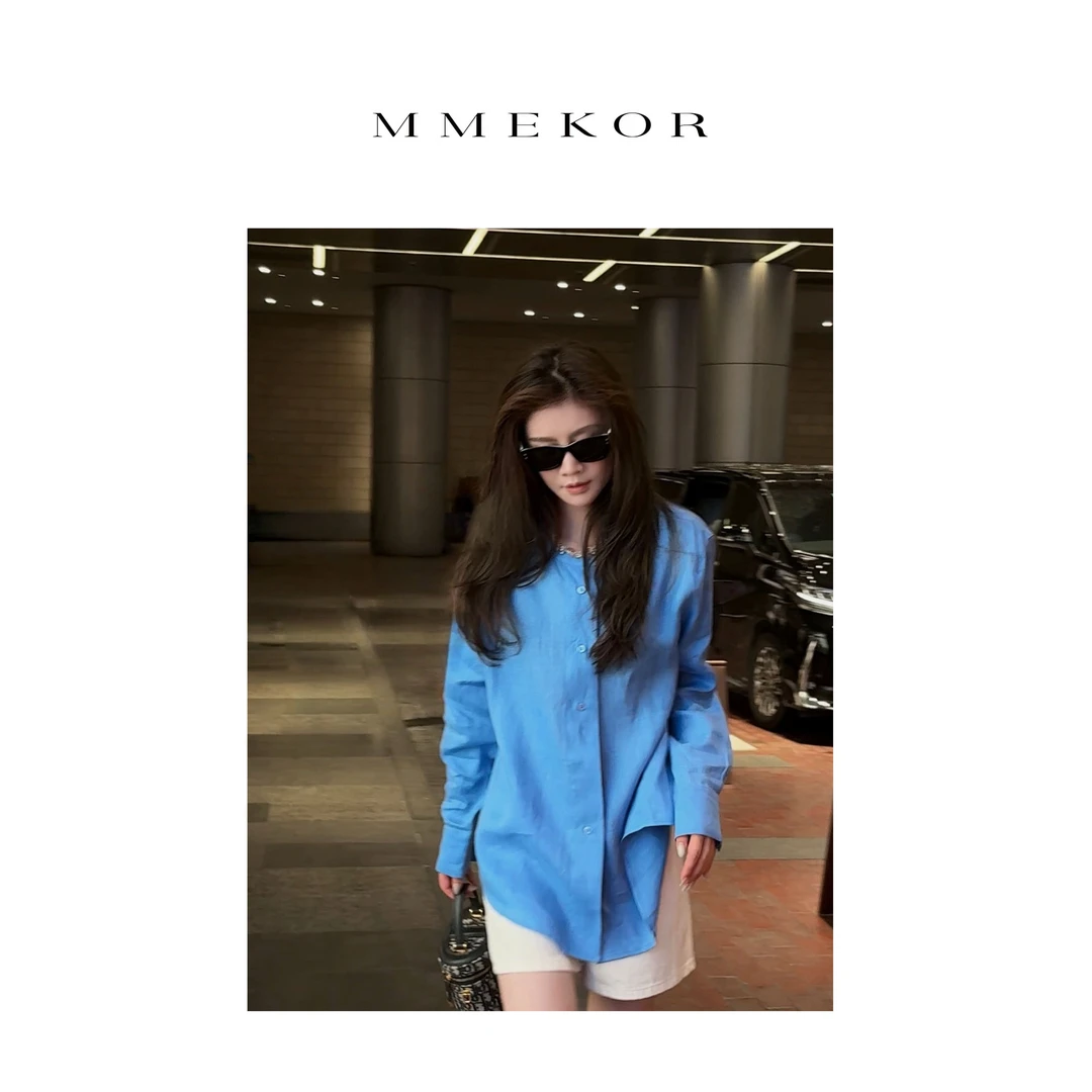 MMEKOR“芭提雅”衬衫 2025新款活力常青藤百搭上衣 89855