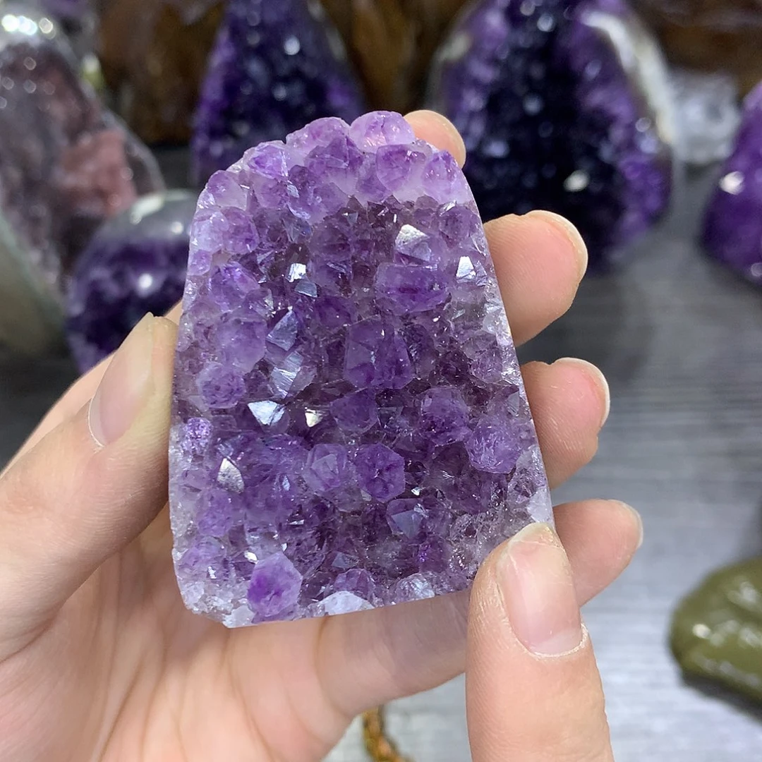 紫晶珠宝半成品未镶嵌014