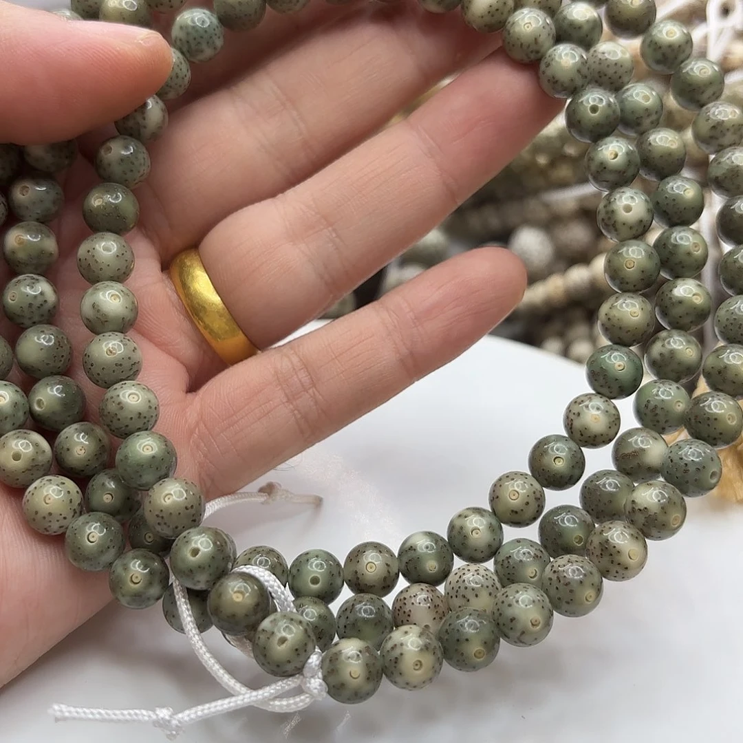 吊坠星月菩提8龙蛋满绿果冻