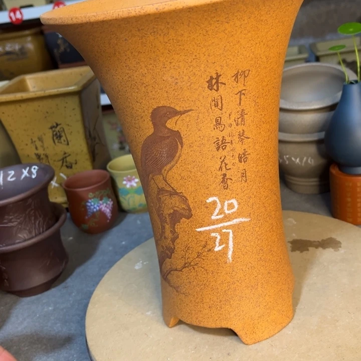 紫砂花盆紫砂花盆