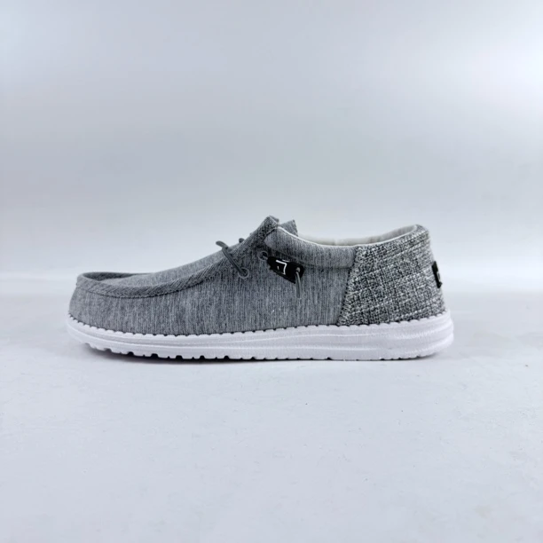 春夏秋冬季亚麻复古飞织时尚懒人鞋一脚蹬