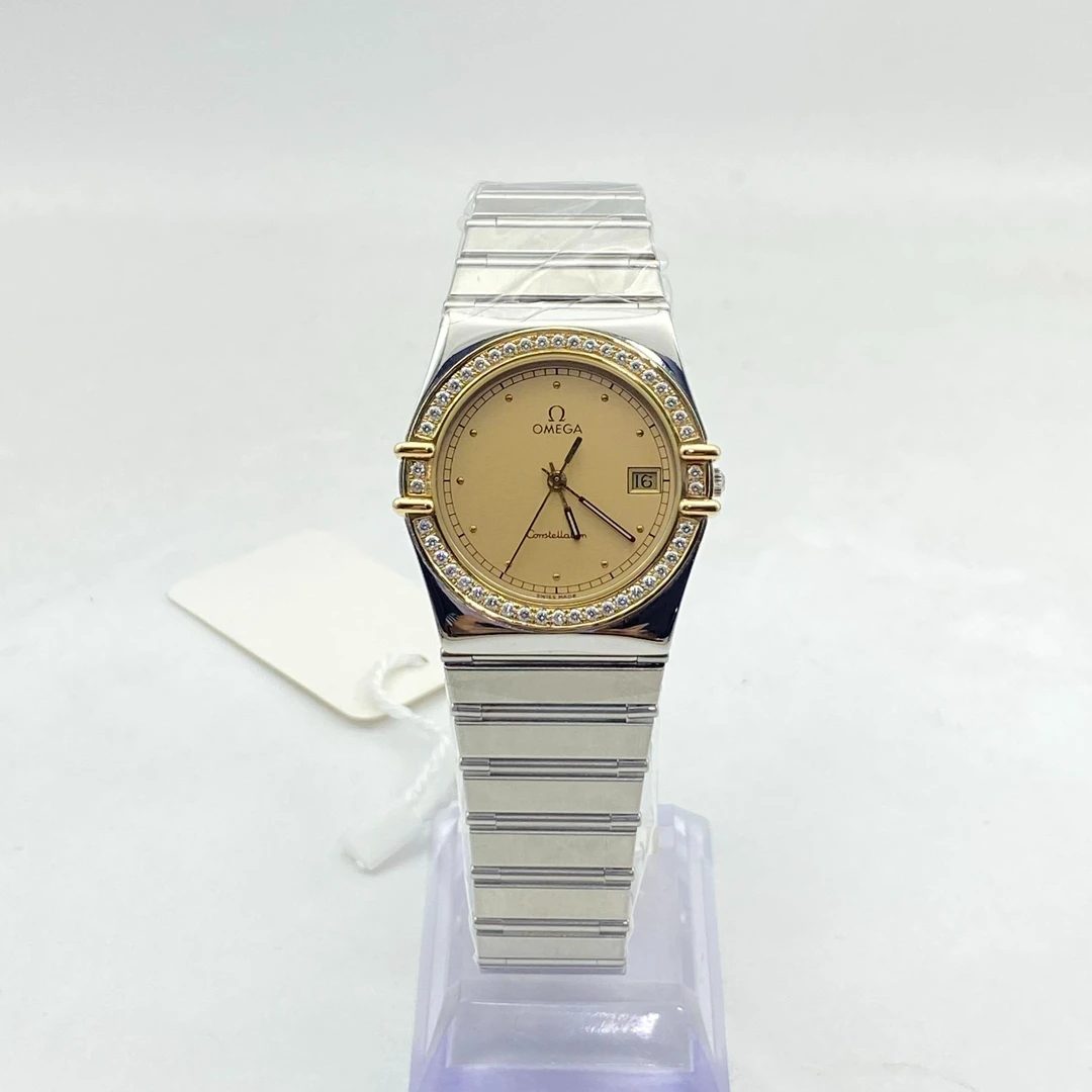 95新 Omega/欧米茄 星座系列/32MM/石英/后镶钻