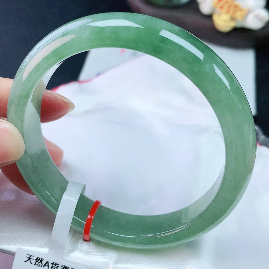 未镶嵌手镯翡翠59+圈