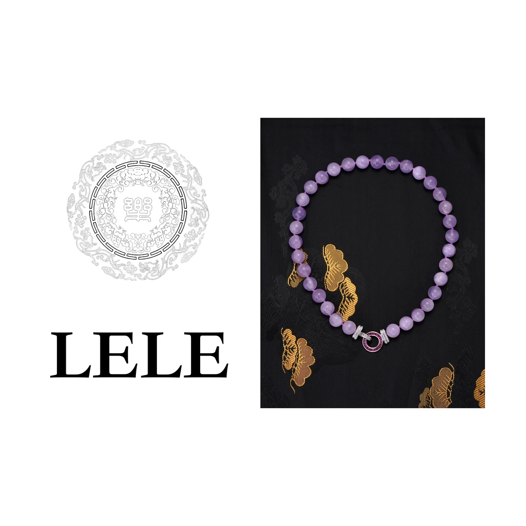 铜合金项链 项链《阳春三月》LeLe高定 · 摩登系列曼妙江南 2481