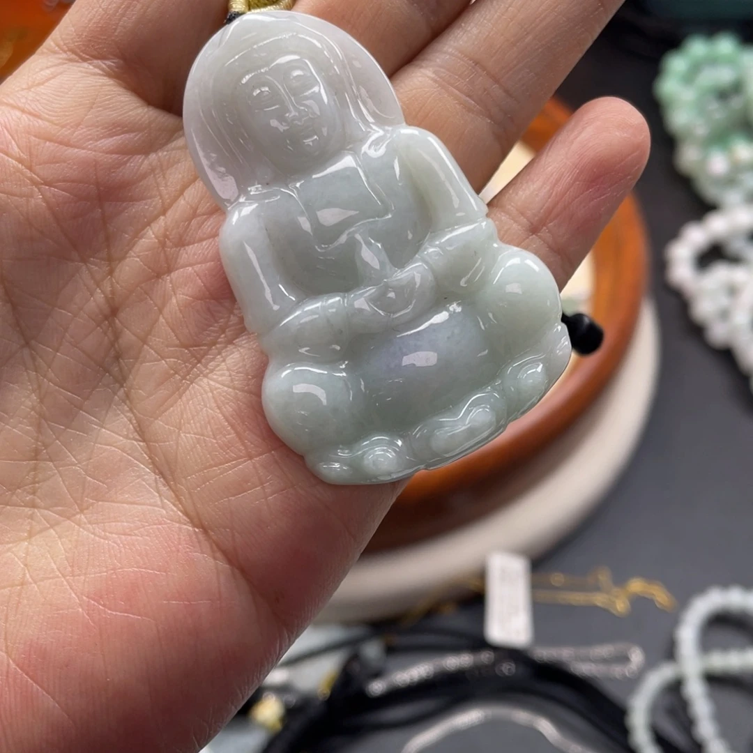 翡翠未镶嵌颈饰11