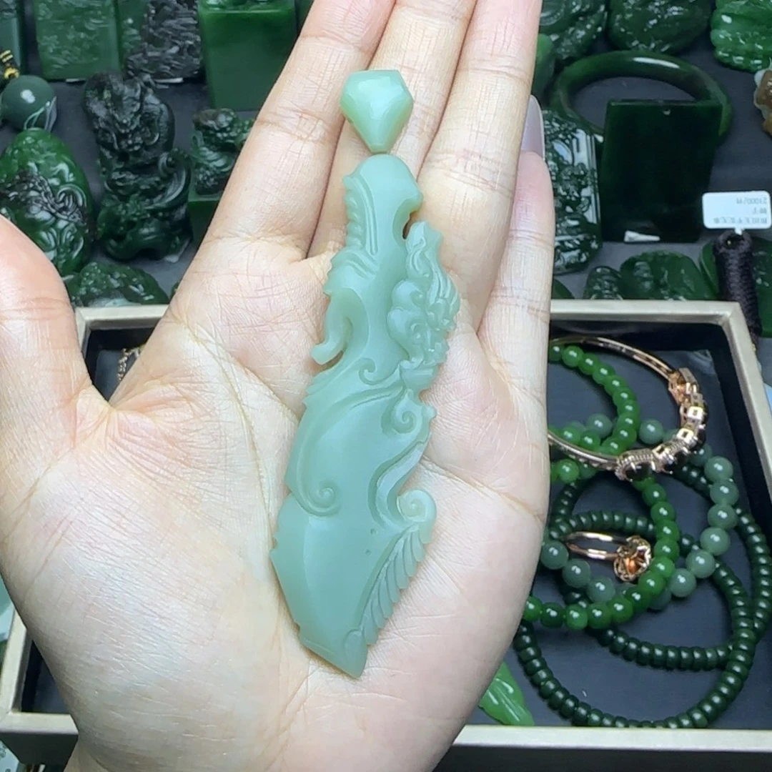 和田玉颈饰未镶嵌黎*定制