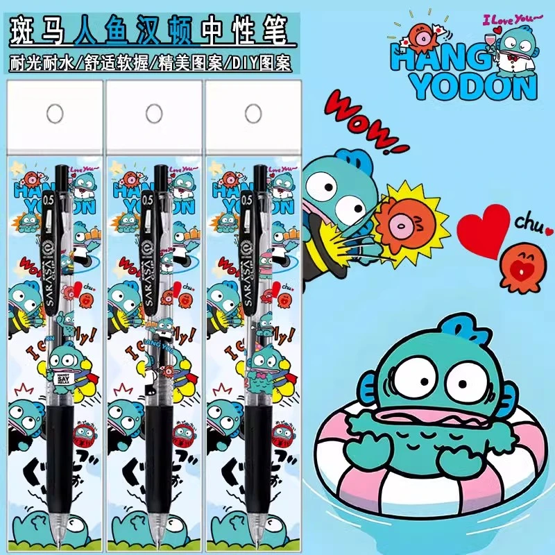 日本ZEBRA斑马JJ15小丑鱼人鱼汉顿DIY贴纸款可爱卡通按动中性笔05