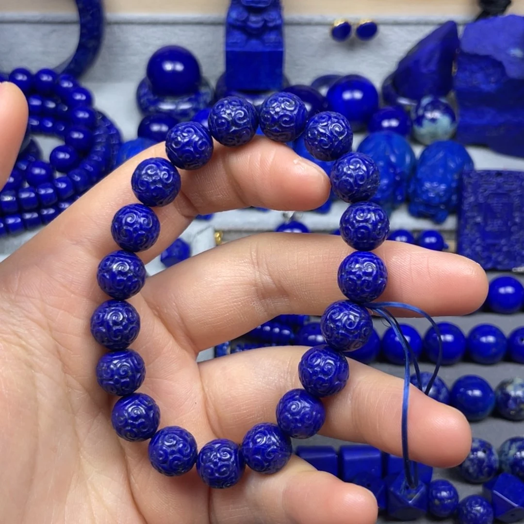 青金石手串10+未镶嵌