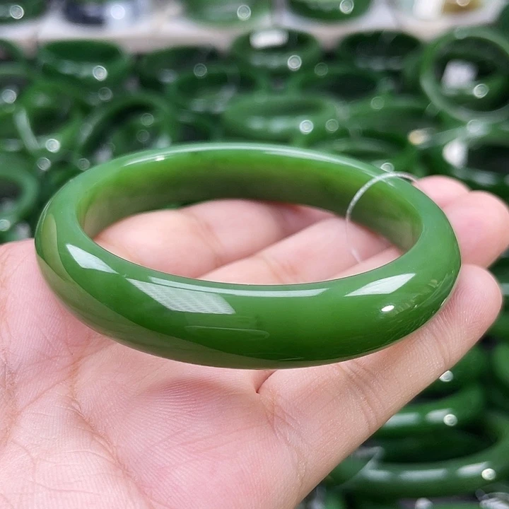 未镶嵌手镯和田玉（碧玉）你***天