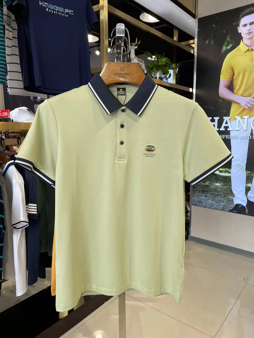 男士夏季短袖休闲翻领POLO衫21702