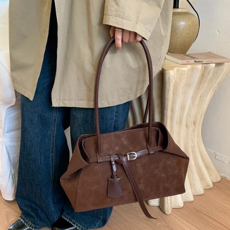 托特包女2025秋冬新款时尚上班单肩腋下手提包华伦西亚百搭斜挎包