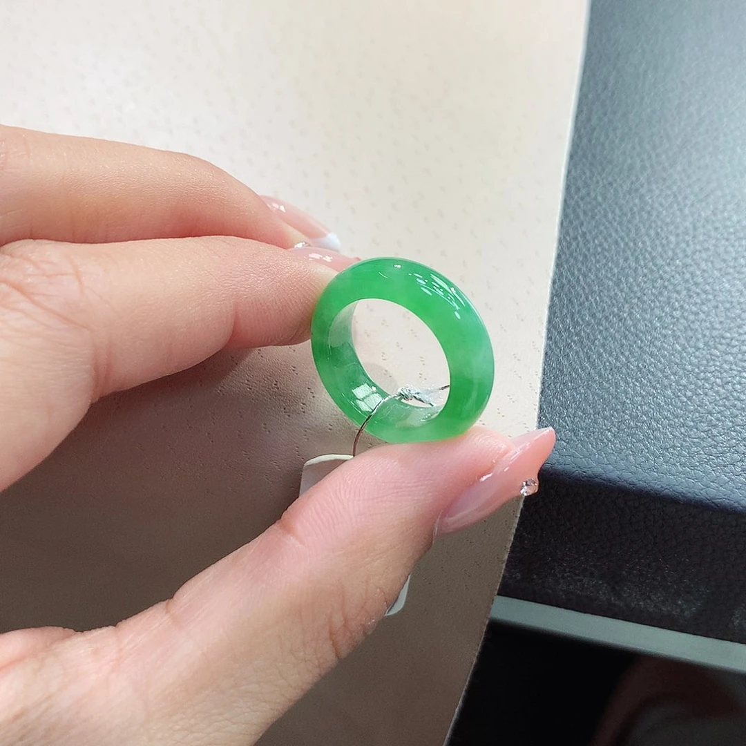 未镶嵌戒指翡翠8号