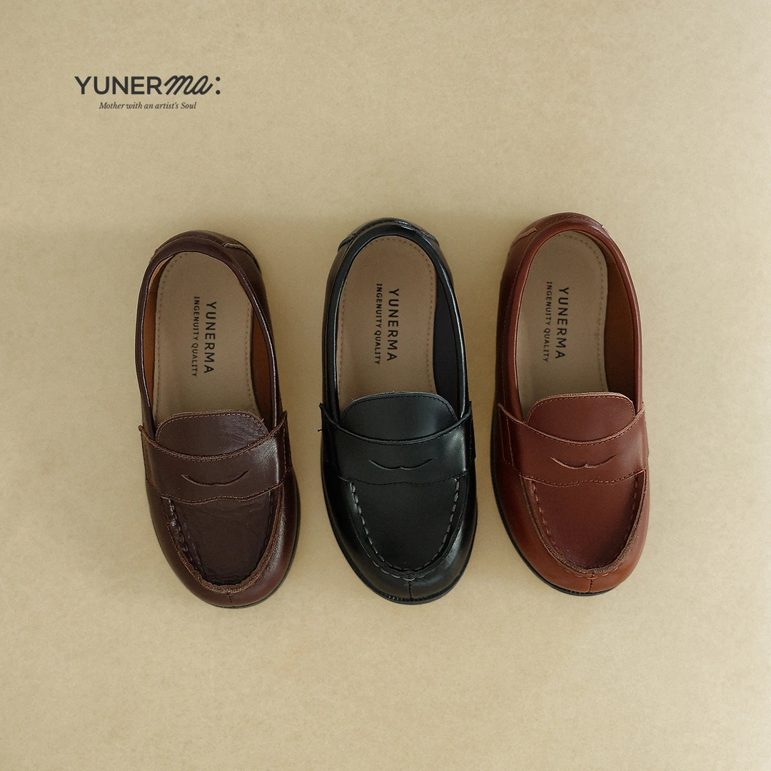 允儿妈2025春季新款小众复古乐福鞋女童洋气公主鞋儿童皮鞋单鞋潮