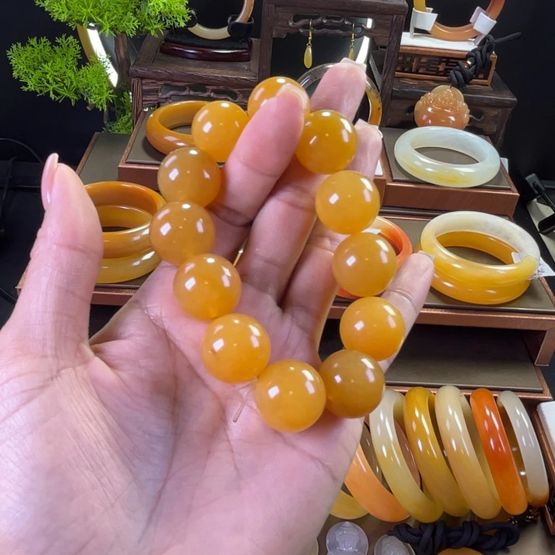 未镶嵌手串石英质玉