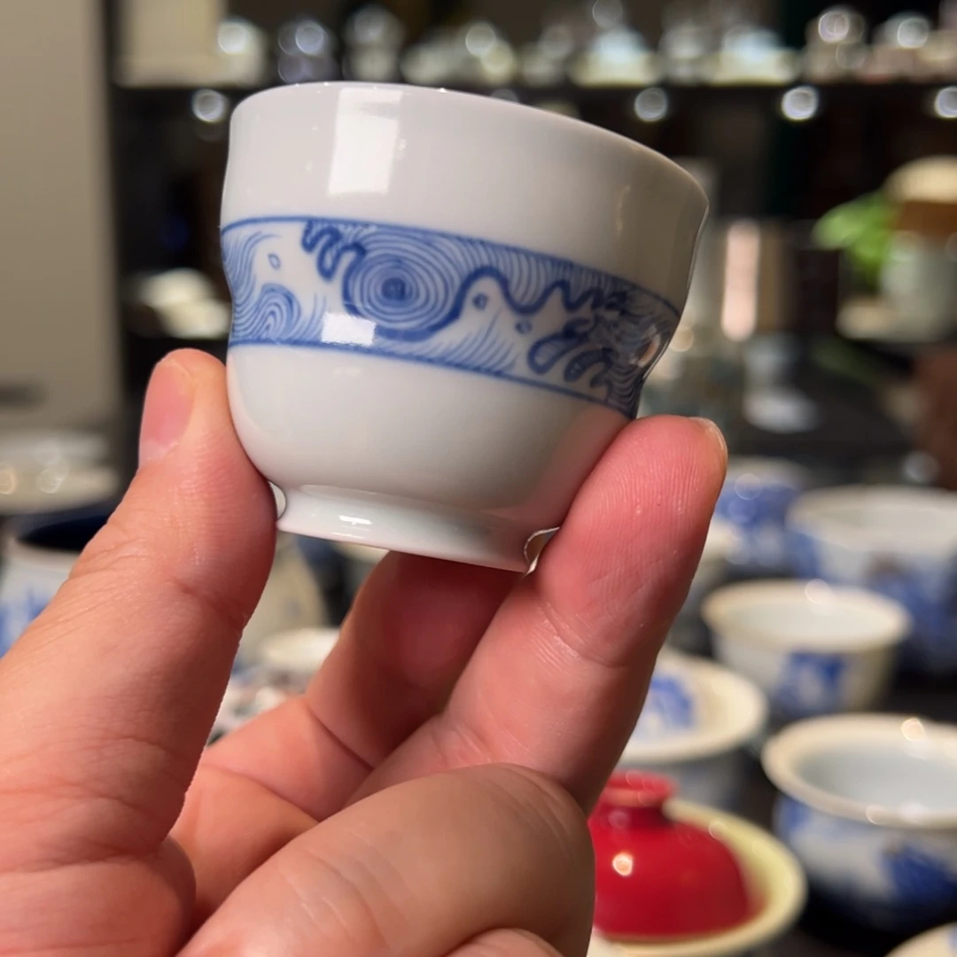 念物集 海浪高温颜色釉主人杯