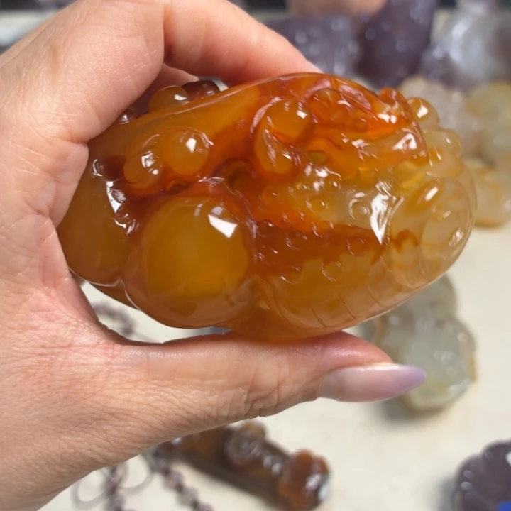 玛瑙/玉髓未镶嵌吊坠(不含链)