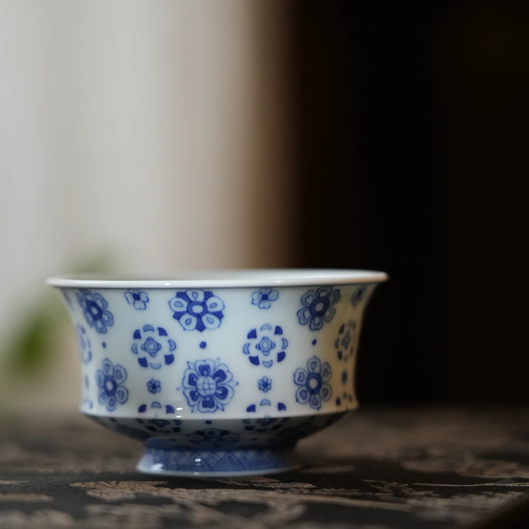 【雲梦】月造见物-老花马蹄杯(YZJW00243)