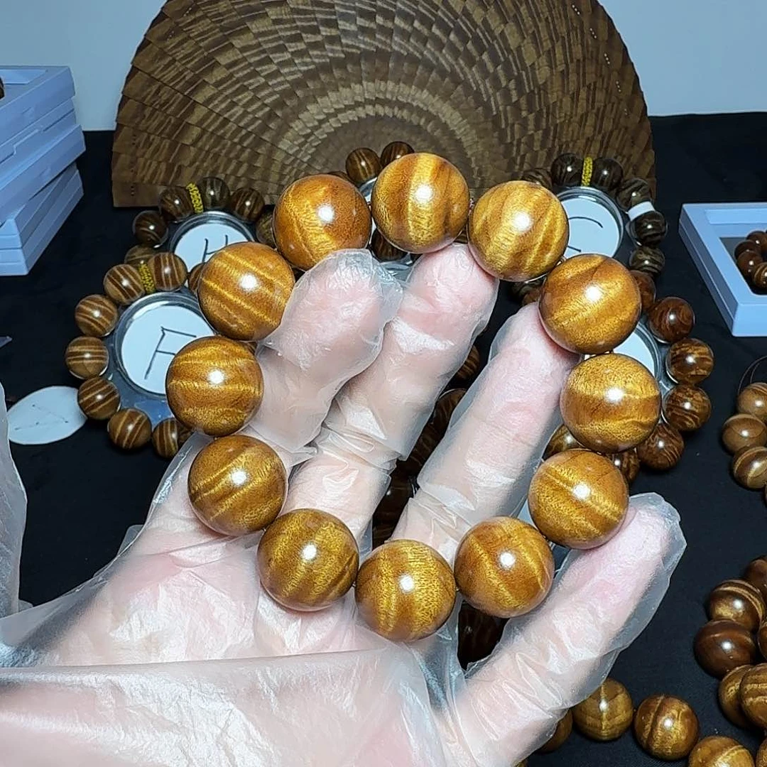 楠木（金丝楠）手串/手链立体水波入门