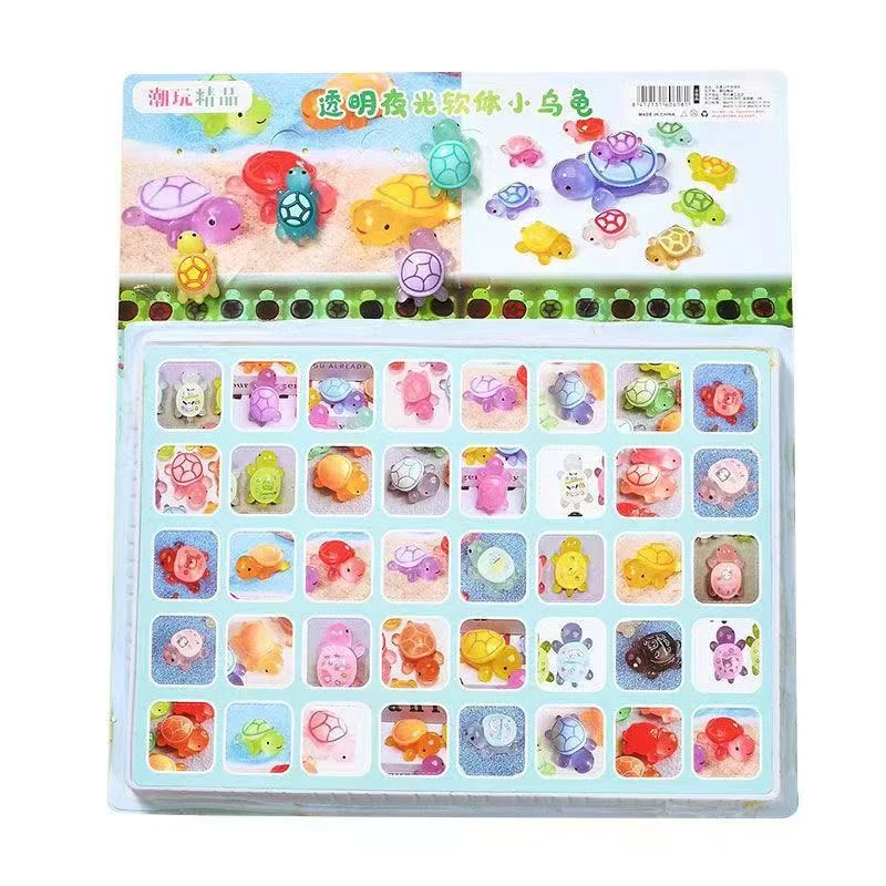 40洞夜光小乌龟洞洞乐公仔新款小朋友学校戳戳乐抽抽乐